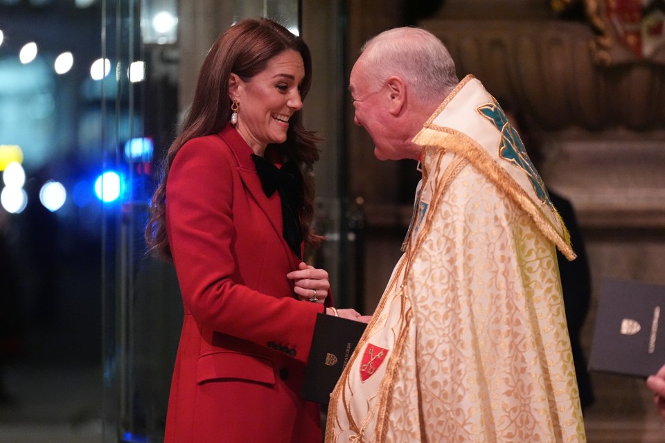 The Princess of Wales arrives at Westminster Abbey