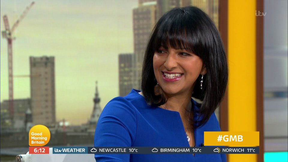 Ranvir Singh on Good Morning Britain.