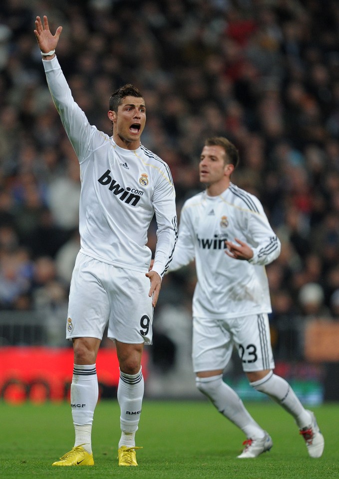 Cristiano Ronaldo and Rafael van der Vaart spent a year together at Real