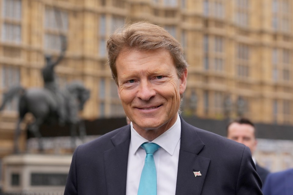 Richard Tice, Reform UK chairman, at the House of Commons.