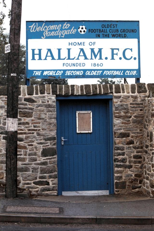 Hallam are the second oldest club in the world