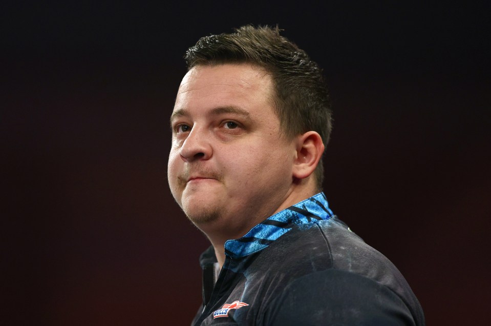 Romeo Grbavac walked on to Raymond van Barneveld's music on his World Championship debut