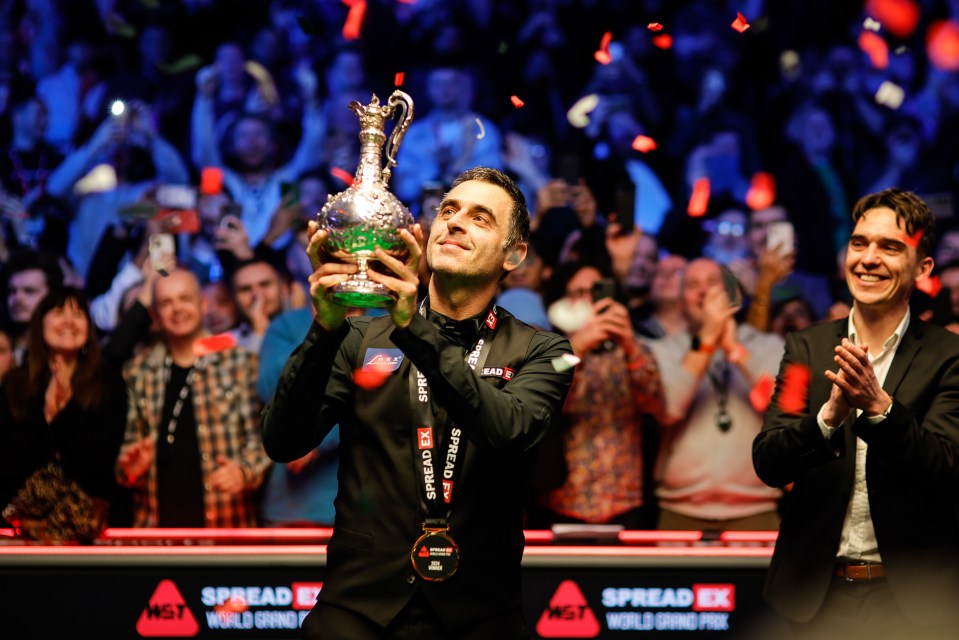 Ronnie O’Sullivan won the competition earlier this year