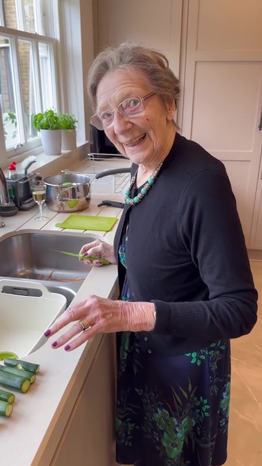 Joan usually calls over to Ruth's house on the weekends and they prepare dinner together