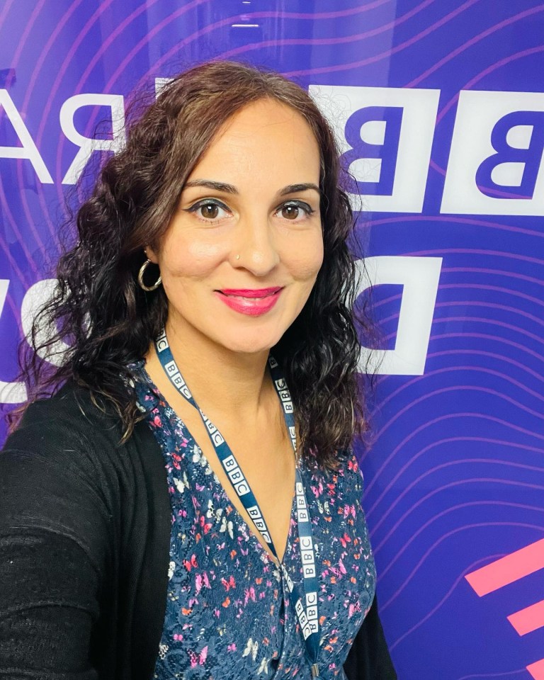 Pam Sidhu, BBC radio host, voice artist, and mindfulness life coach.