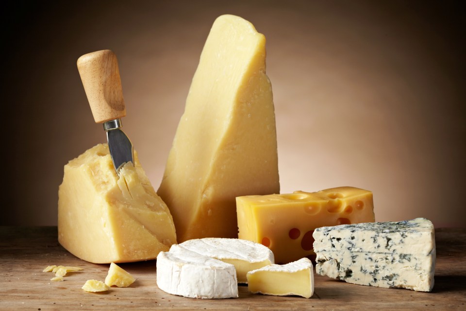 Cheeseboards contain high levels of calcium