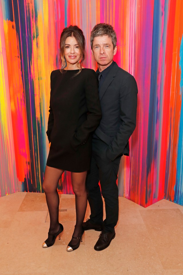 Sara Macdonald and Noel Gallagher at a Louis Vuitton event.