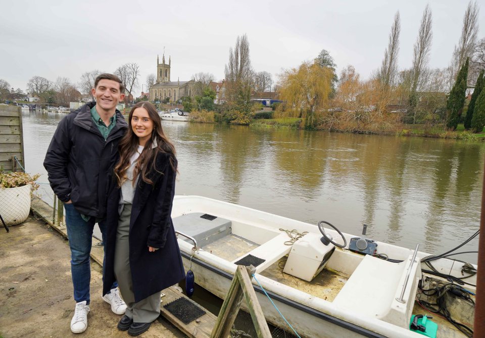 Sacha and Matt were thrilled to discover the boat was included in the price of the house