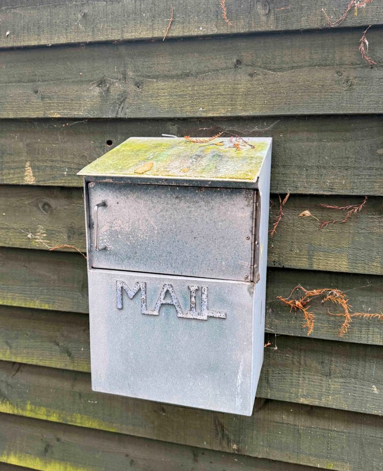 The island even has its own postbox, with residents expected to help bring post back and forth across the water