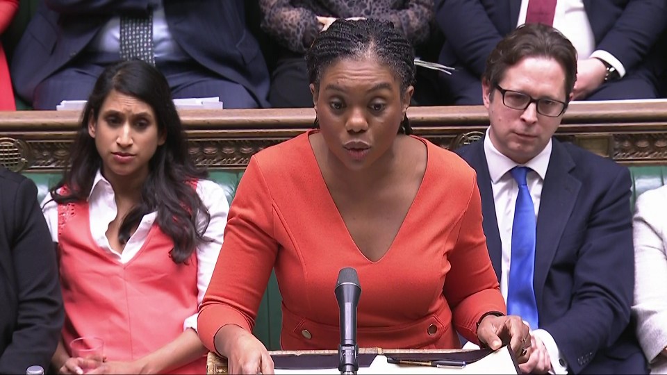 Kemi Badenoch attacked Labour's policies on tax and pensioner benefits