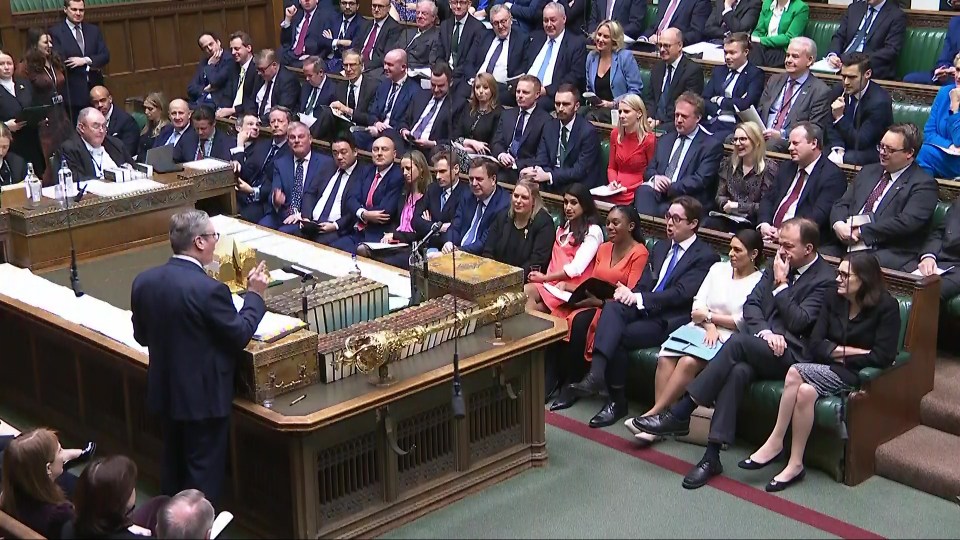 Sir Keir Starmer responds to Kemi Badenoch at the last PMQs of 2019