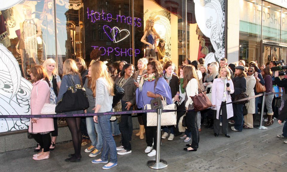 When Moss X Topshop landed in the fashion giant’s flagship store on Oxford Street, the queue was so long that it required strict crowd control.