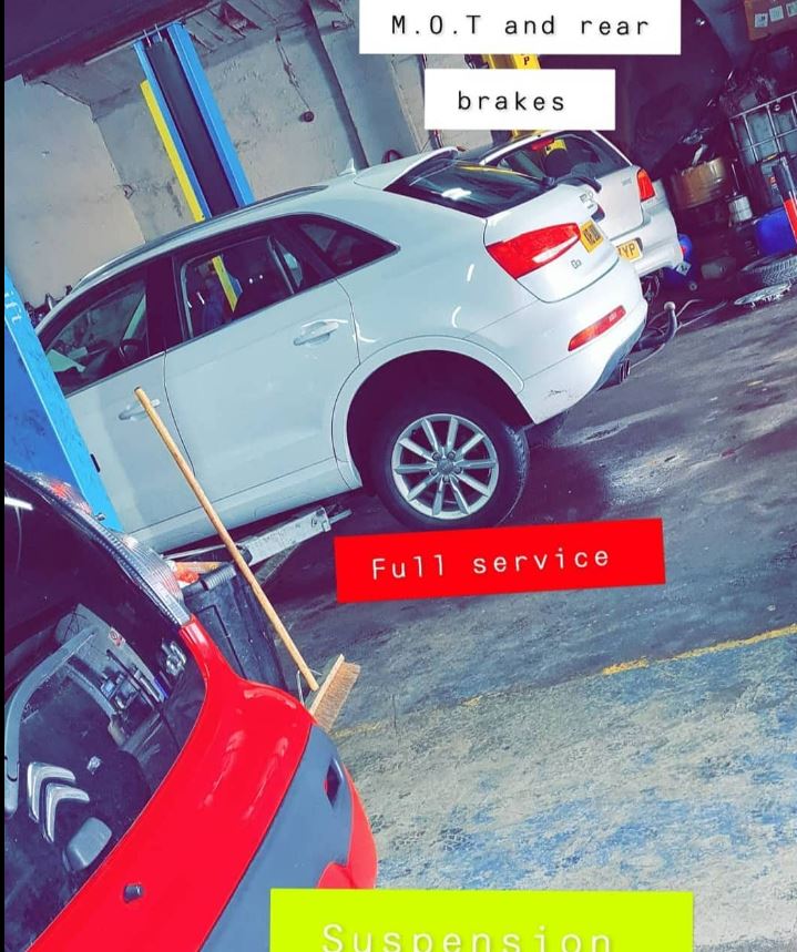 Naz’s MOT Garage works closely with a variety of cars, including Audis (pictured)