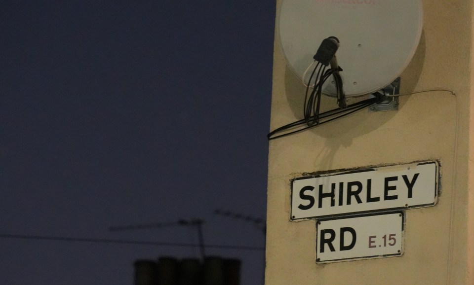 The horror attack unfolded on Shirley Road in Stratford, east London