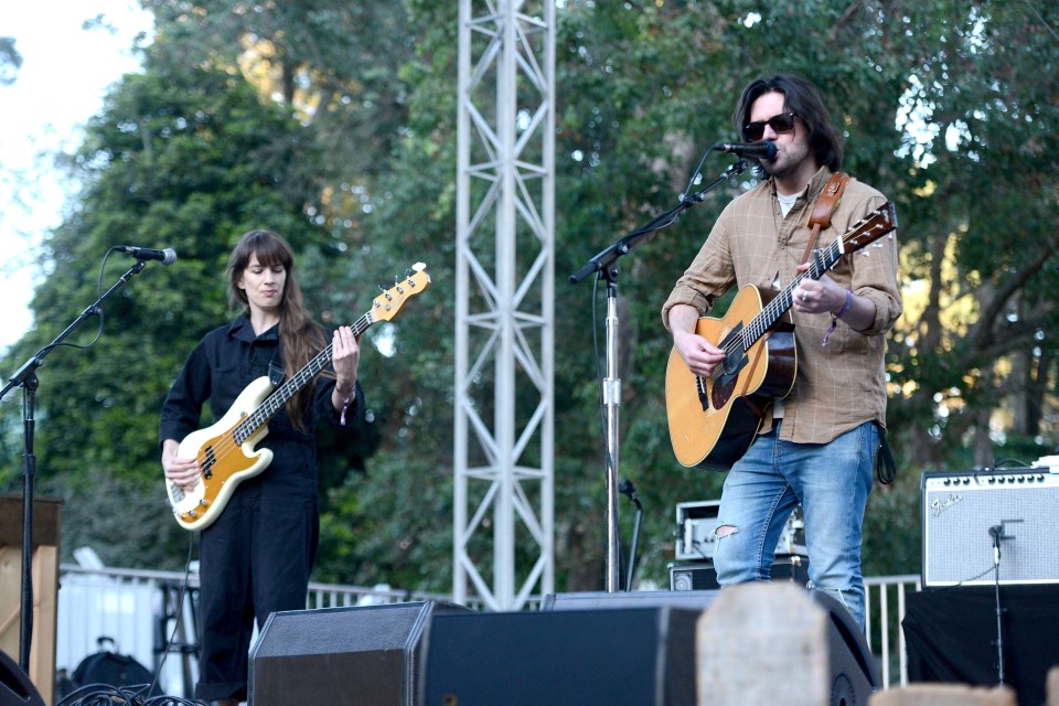 The band Bright Eyes performing in 2017 in San Francisco