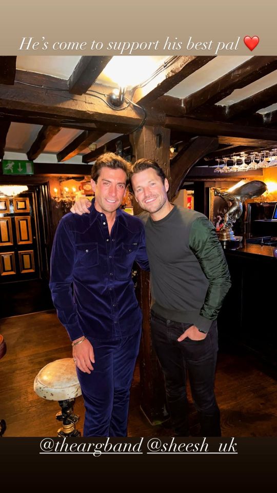 Mark was at Sheesh just the other night with James Argent