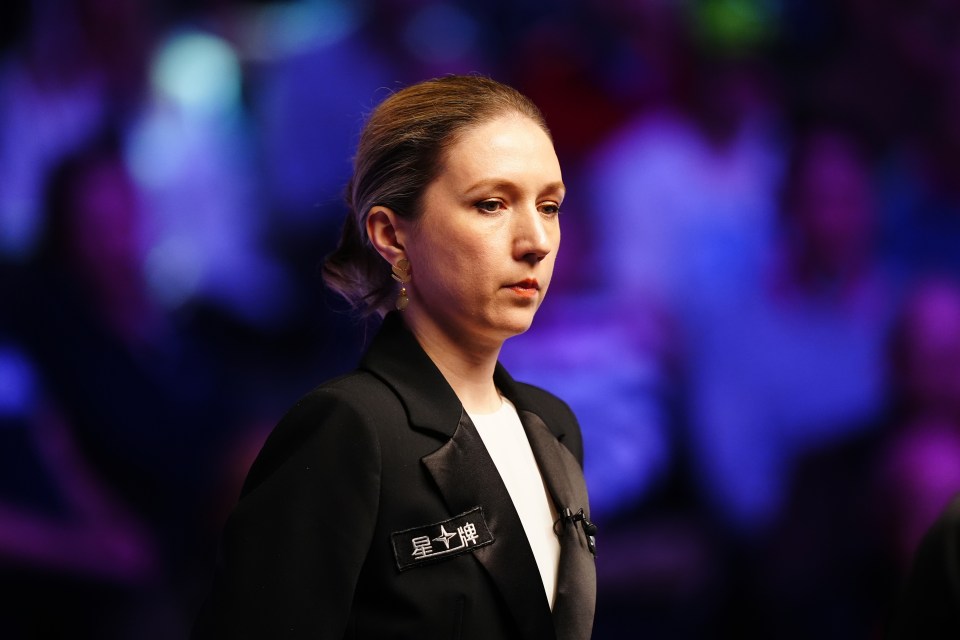 Snooker referee Tatiana Woollaston has another job working for Next