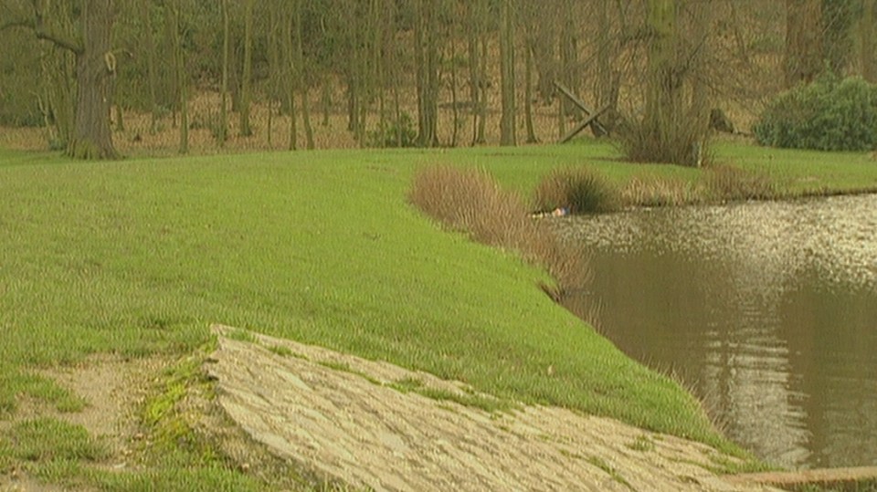 A police dog handler found her body in the woods near South Hill Park