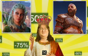 Steam Winter Sale 2024 wishlist featuring game discounts.