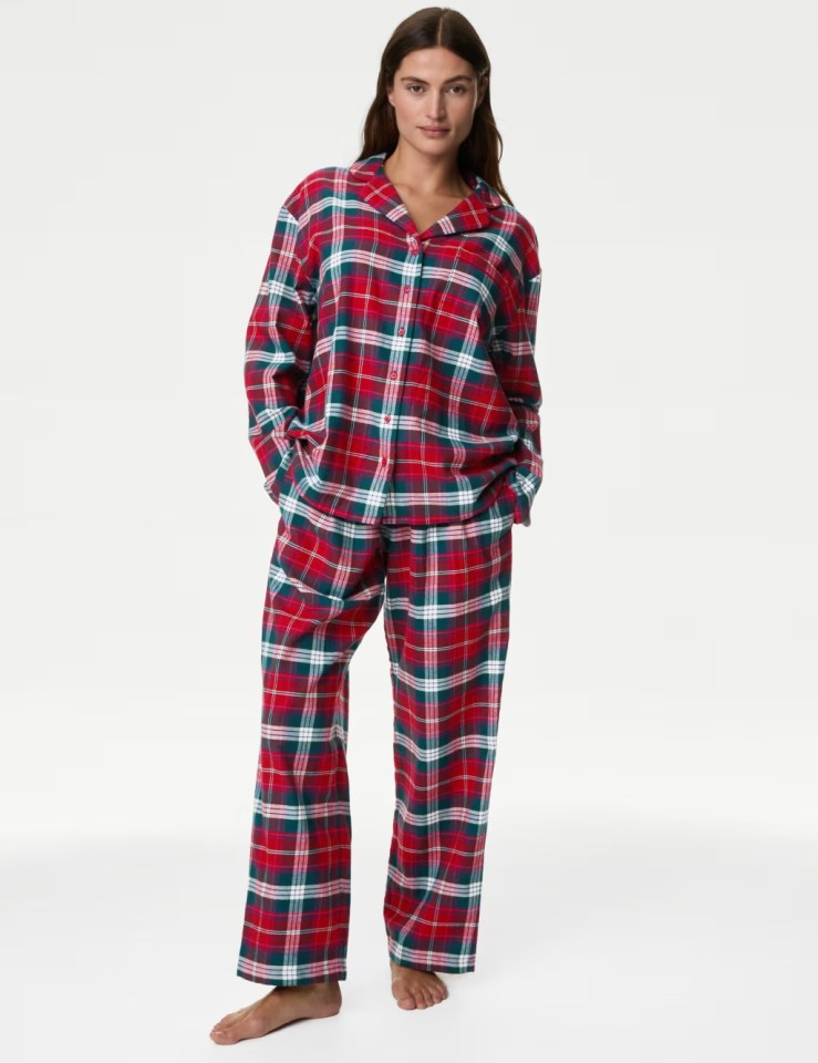 The women's Family Christmas pyjama set is down to £24