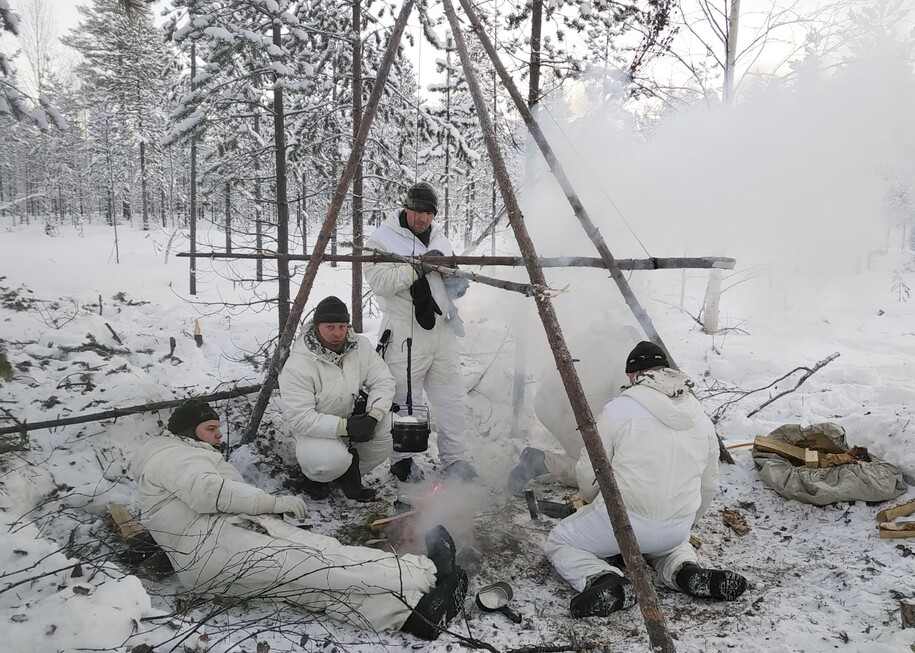 US Special Forces on the Arctic warfare Jaegar training course in Finland