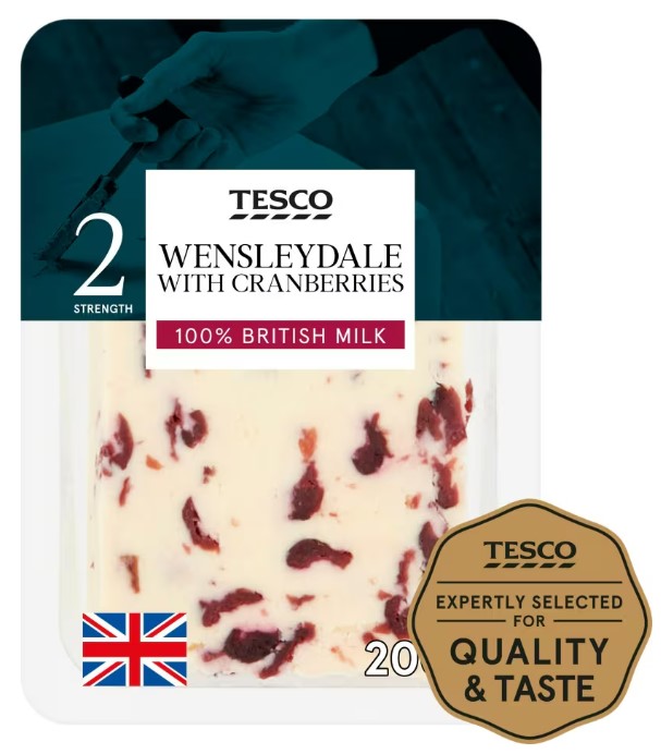 Tesco’s Wensleydale cheese scored well for value for money