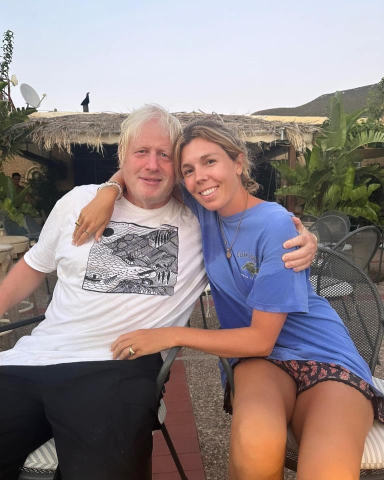 Ex-Prime Minister Boris Johnson, pictured with wife Carrie, has been offered his own fly-on-the-wall TV show