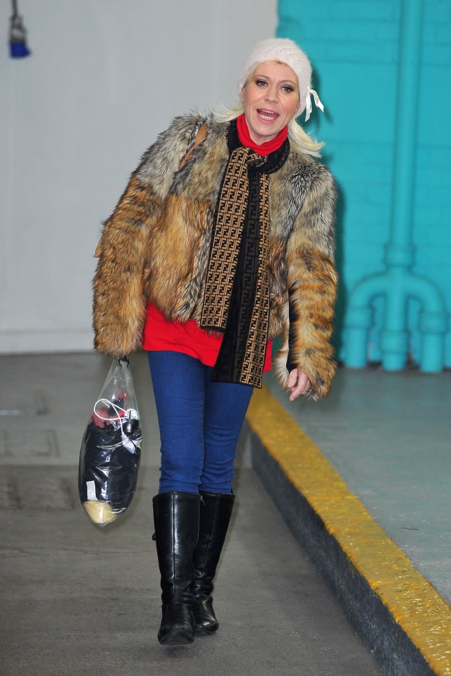 Tina Malone at the ITV This Morning studios.