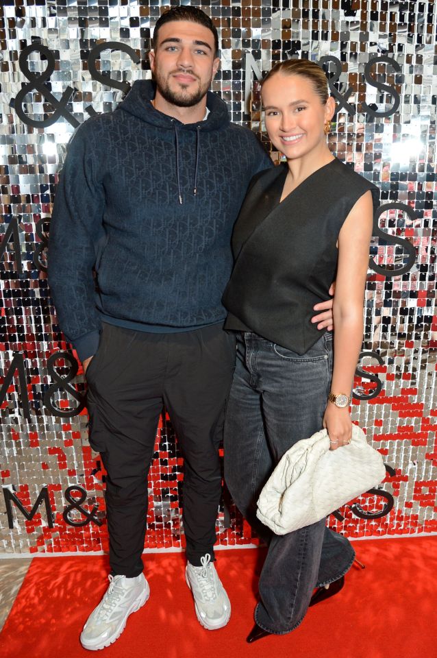 Tommy Fury and Molly-Mae Hague at an M&S event.