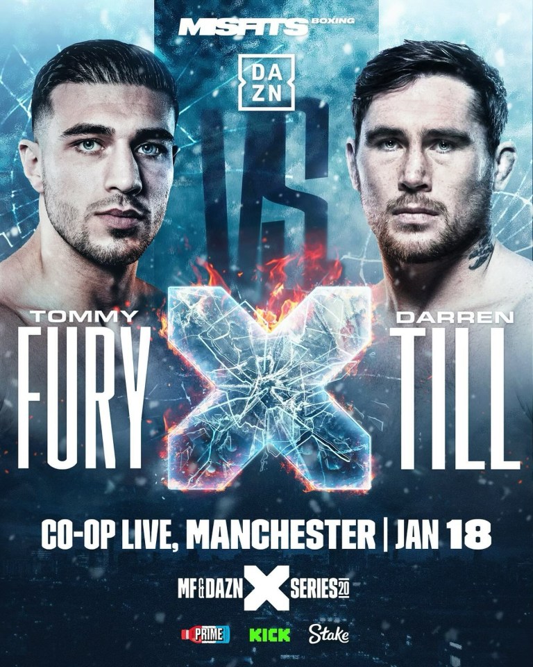 Tommy Fury was due to take on former UFC star Darren Till next month