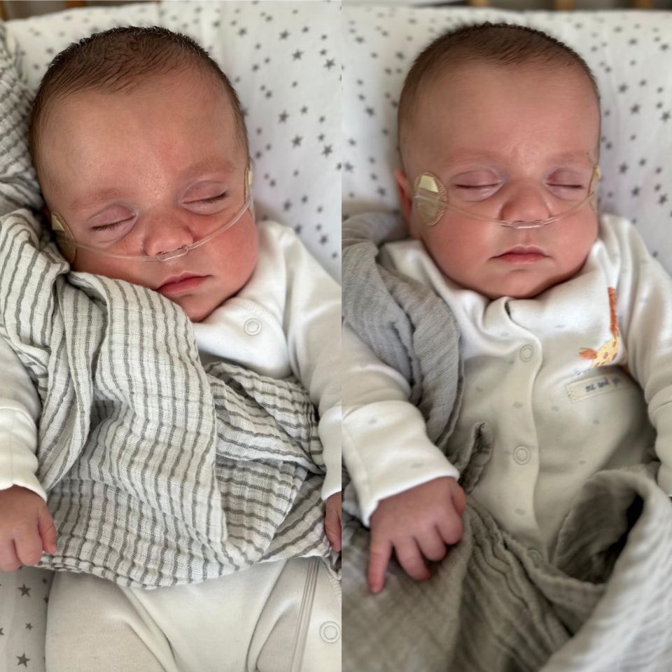 'It was very upsetting to lose one of our precious babies, but we know that he died to save his two little brothers,' Emma says