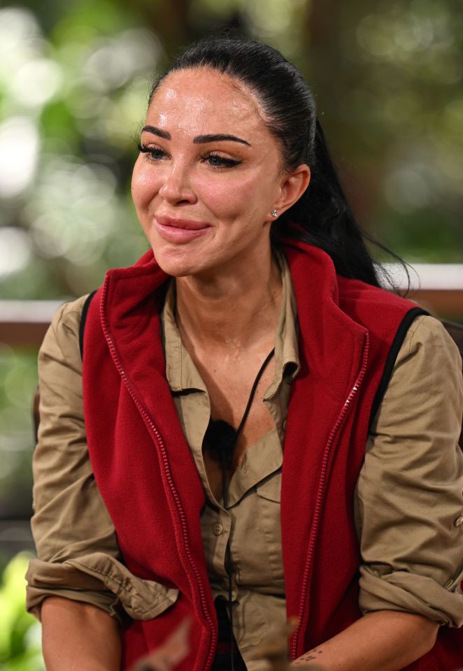 Tulisa has revealed she was left in tears after her I'm A Celeb exit