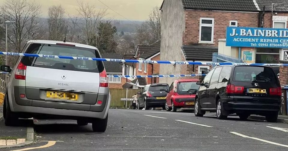 A primary school was put on lockdown after a stabbing on a street close by