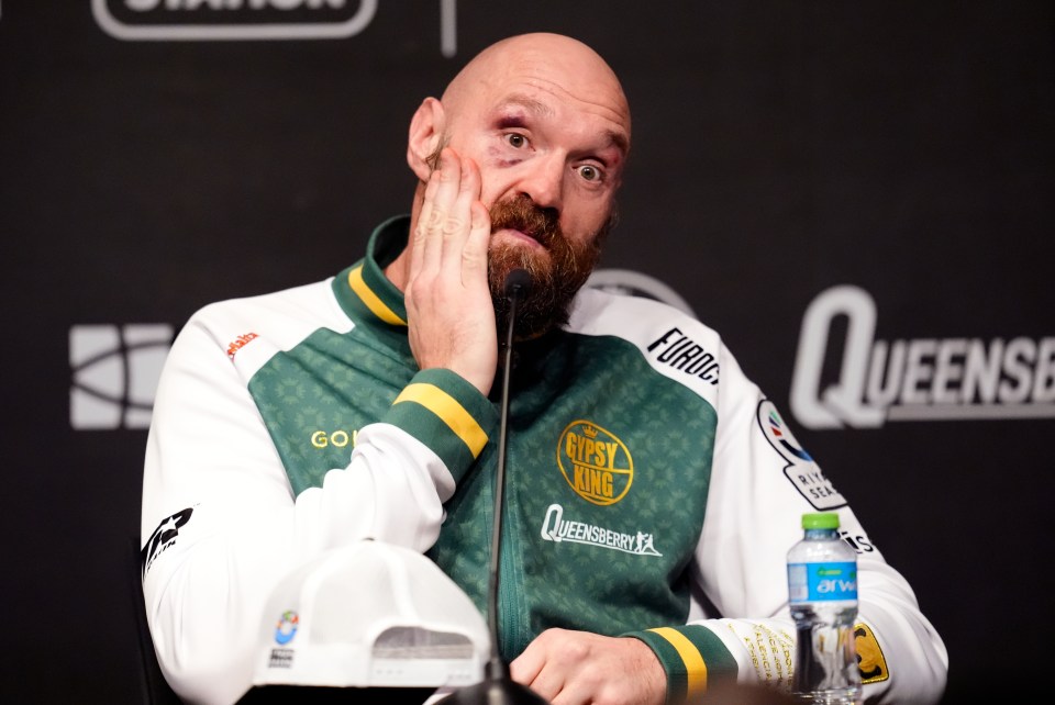 Tyson Fury's behaviour during and after his defeat to Oleksandr Usyk left a body language expert concerned