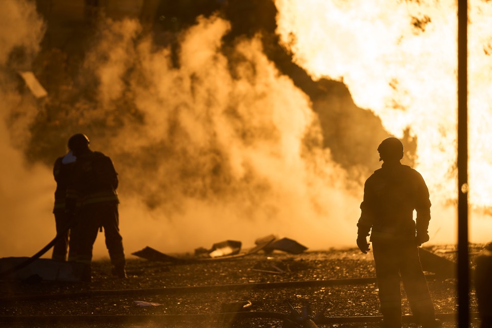 Plumes of smoke engulfed several regions of Ukraine due to the deadly attack