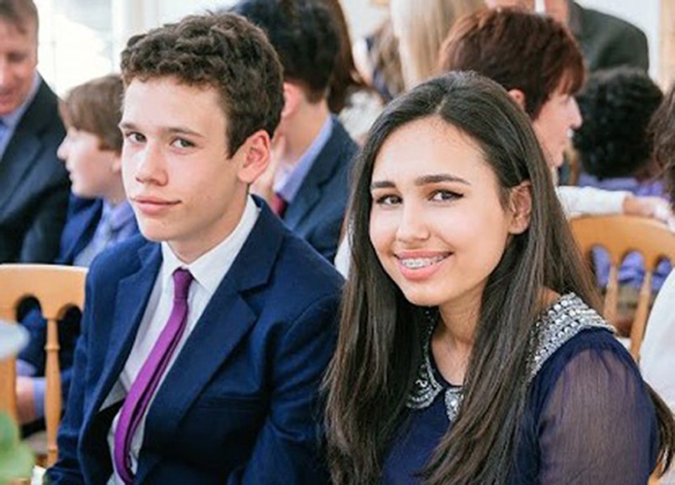 Natasha Ednan-Laperouse with her brother Alex.