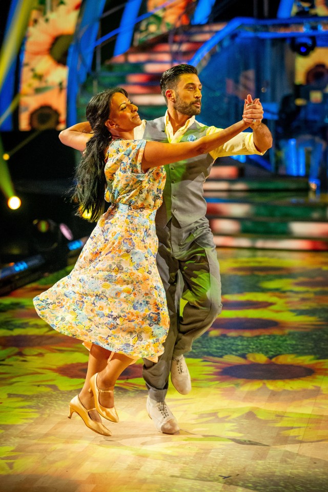 Giovanni Pernice and Ranvir Singh dancing on Strictly Come Dancing.