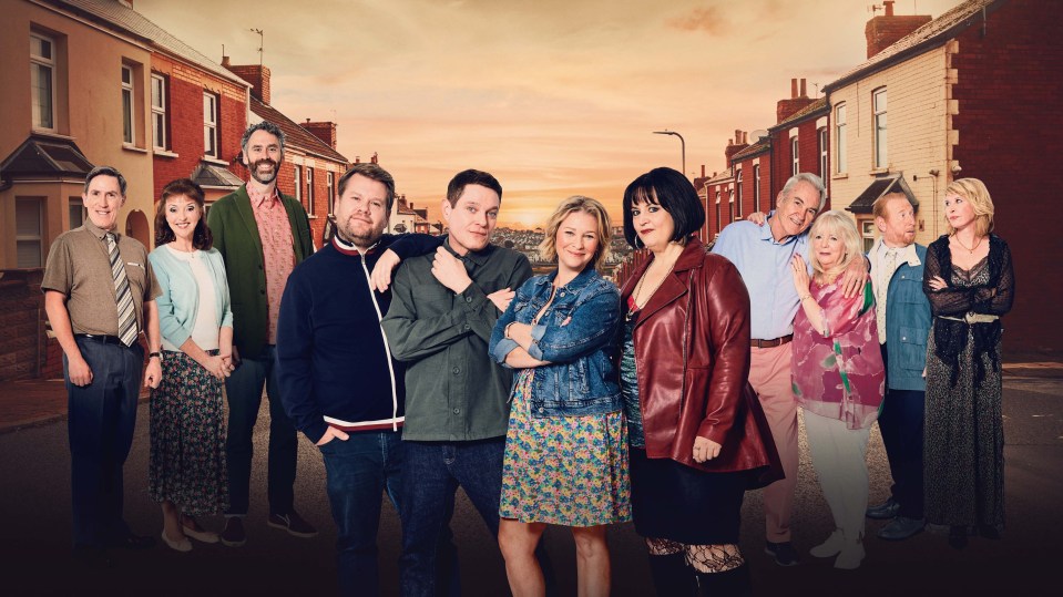 The cast of Gavin & Stacey: The Finale.