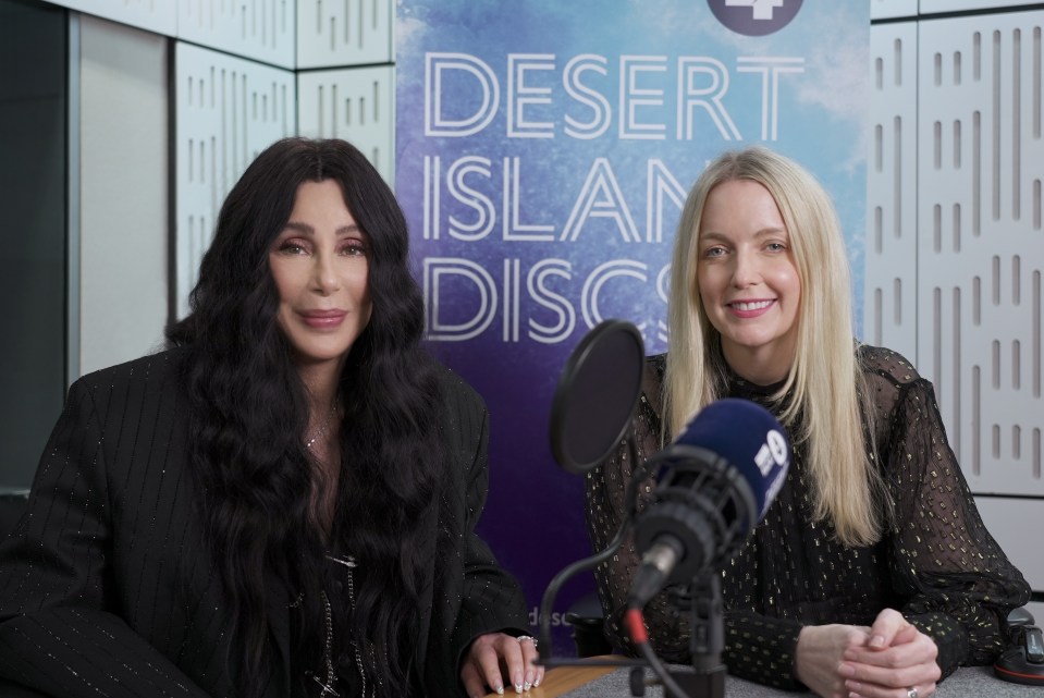 Cher and Lauren Laverne on BBC Radio 4's Desert Island Discs.