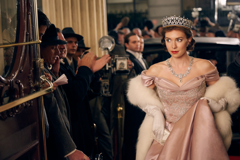 Vanessa Kirby as Princess Elizabeth in The Crown.