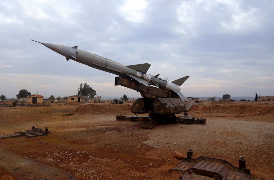 Rebel fighters captured an air defence missile belonging to Assad