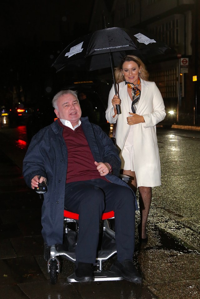 Eamonn Holmes and Katie Alexander attended a Christmas Carol concert this evening