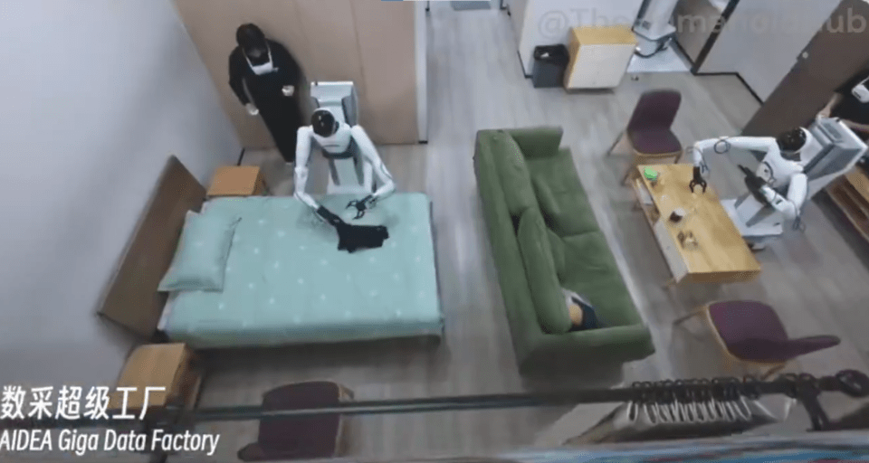 The robots can perform a range of domestic tasks, like a servant would