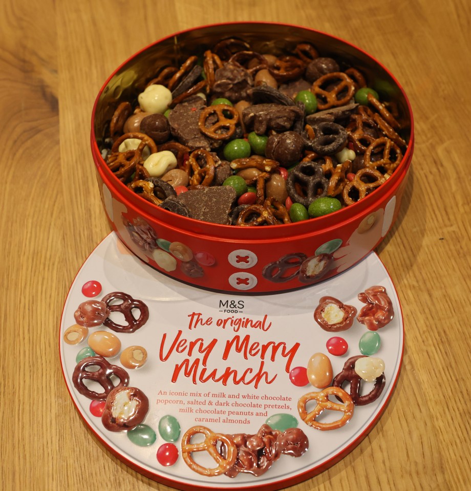 The M&S Very Merry Munch Mix has a wide selection of treats inside