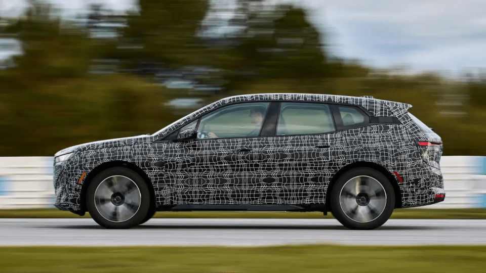 BMW has given a first look at the 2025 iX EV