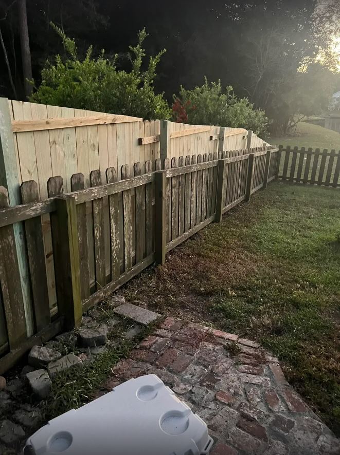 According to the homeowner the fence is banned by their Homeowners Association