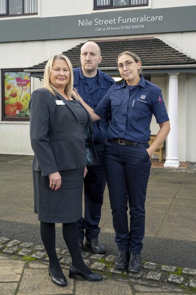 Yvonne with two of her colleagues