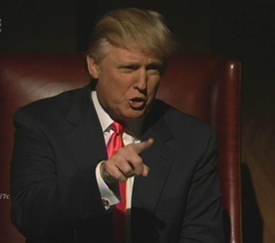 Donald Trump on Celebrity Apprentice.