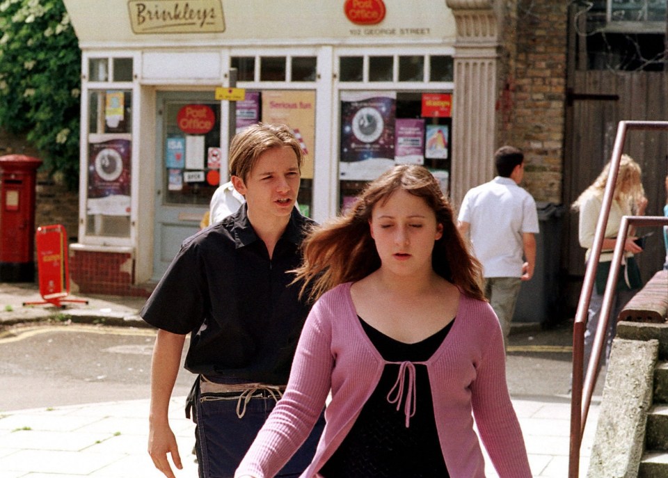 Photo of Jamie (Jack Ryder) trying to win Sonia (Natalie Cassidy) back.