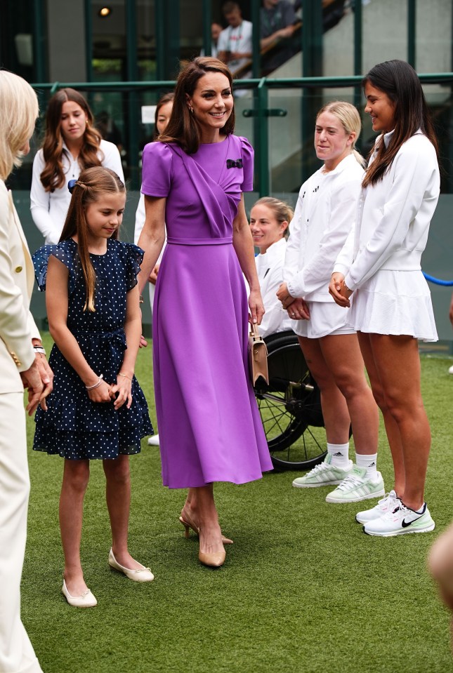 Since her health scare, the Princess, pictured alongside daughter Charlotte, has only been on public engagements in London, including Wimbledon